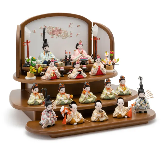 雛人形 仕丁 しちょう・じちょう 松竹梅