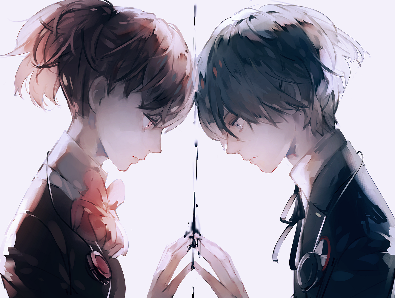 可愛らしいペア画イラスト集 - あなたの心をつかむアート🥰