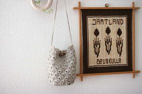 子ども用ポシェットを編んでみました☆編み物アザラシの日常