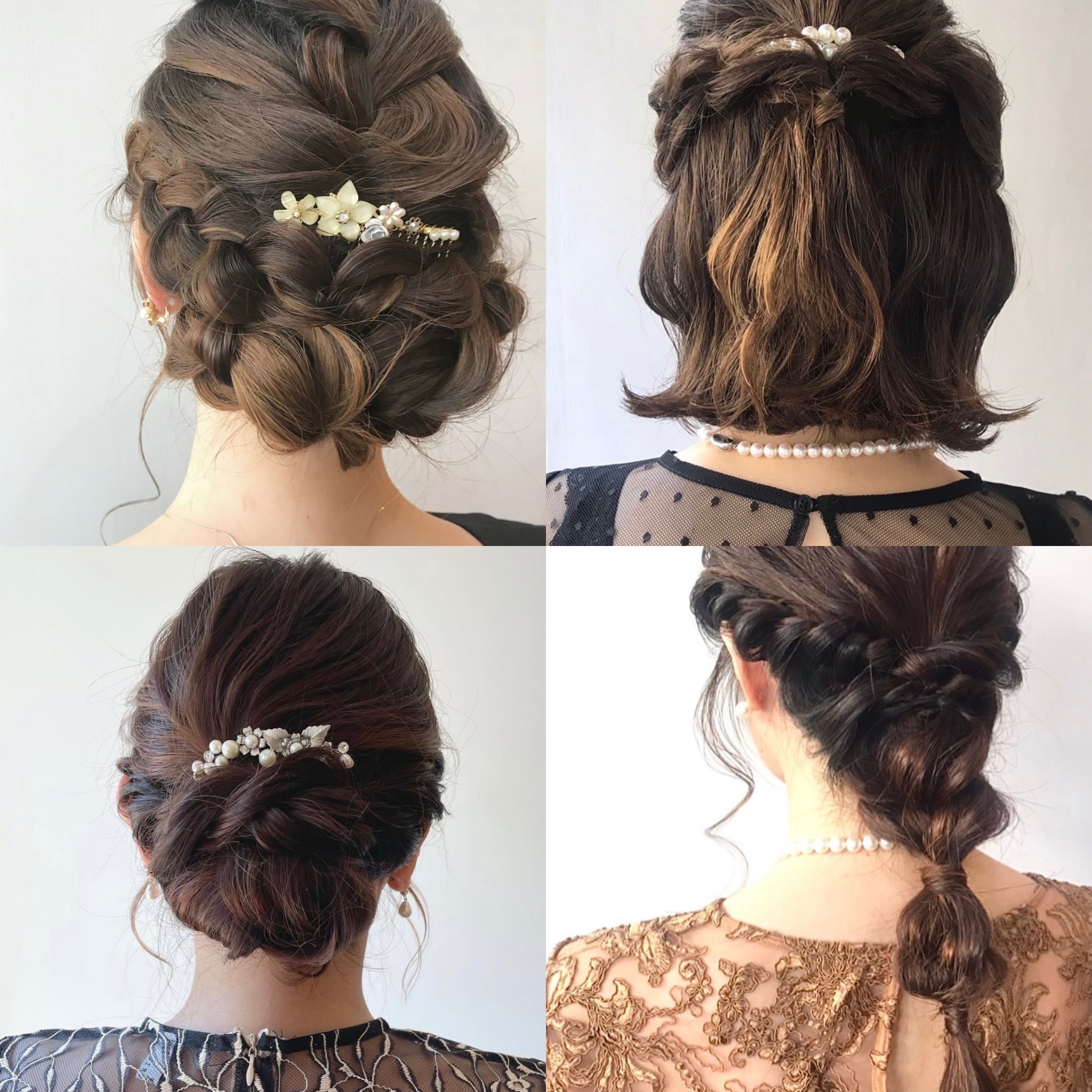 ミディアムヘアの結婚式向け髪型10選！華やかな印象のフォーマルアレンジでお呼ばれRAXY ラクシー