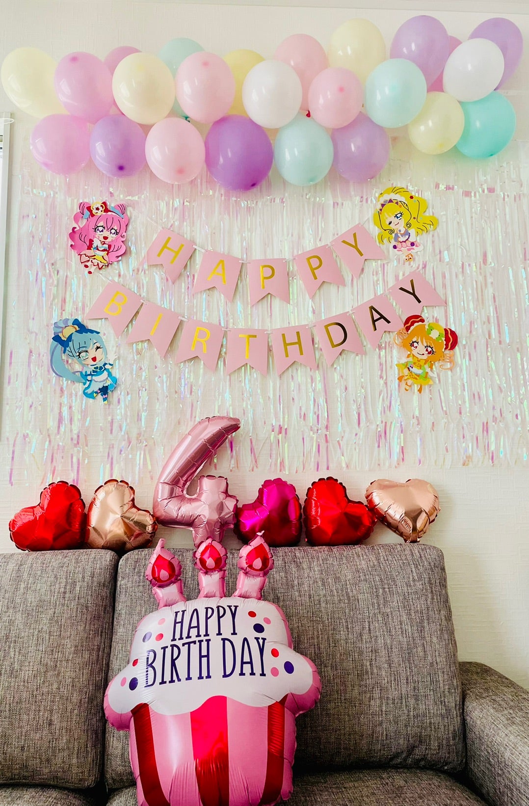 誕生日飾り付け・100均 ﾀﾞｲｿｰの数字ﾊﾞﾙｰﾝ風船やｶﾞｰﾗﾝﾄﾞ&ろうそくやｺｽﾌﾟﾚｸﾞｯｽﾞまとめ！ｾﾘｱも - 100均 ✖Sweetsレシピ‼