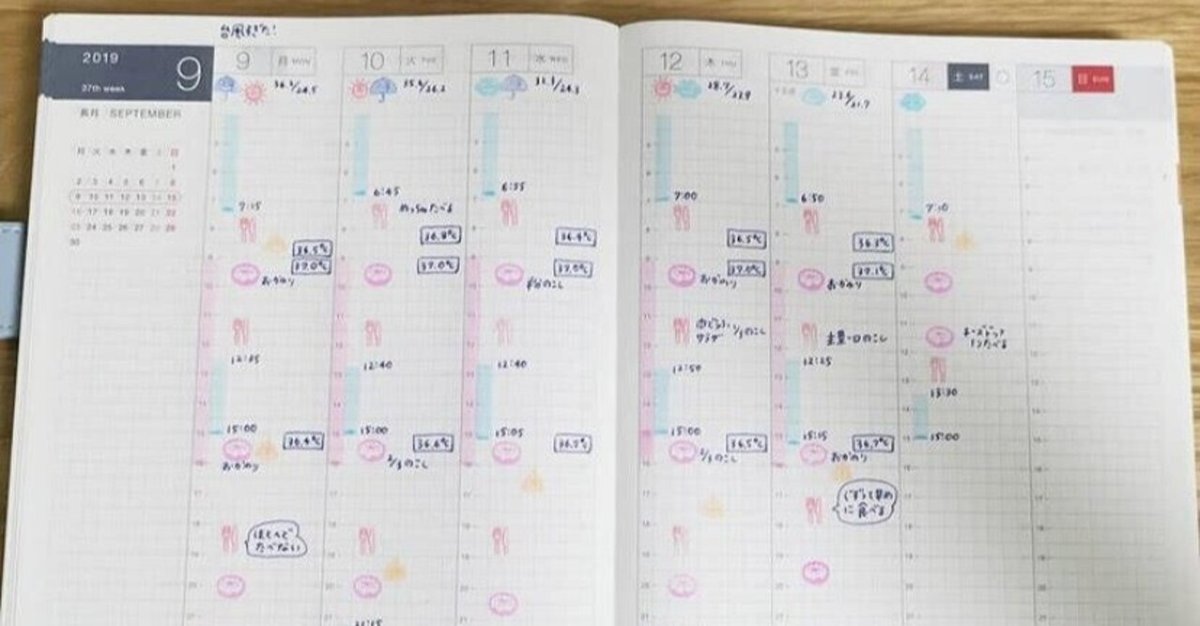 ﾊﾟﾗﾊﾟﾗ動画有 公式サイト掲載されたほぼ日手帳カズン 育児日記の書き方 中身大公開!かぁーなblog☆