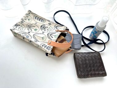 かんたんポシェットの作り方動画 ひも調節できるけーことんブログ