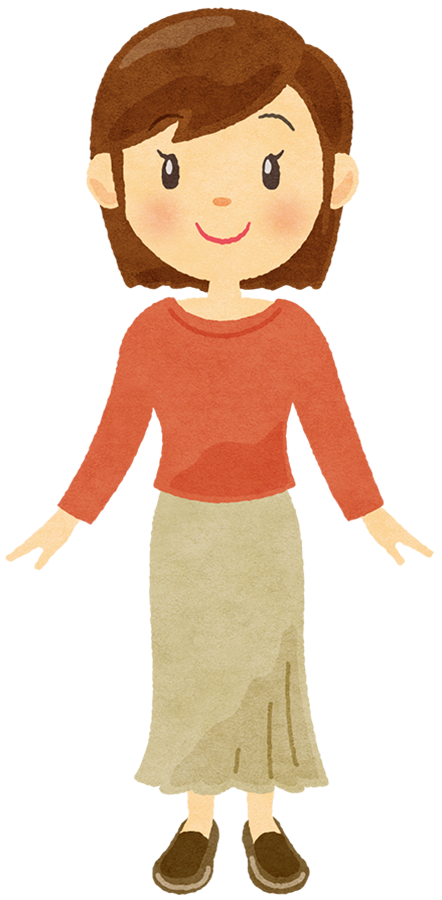 お母さんのイラスト「笑った顔・怒った顔・泣いた顔・笑顔」かわいいフリー素材集 いらすとや