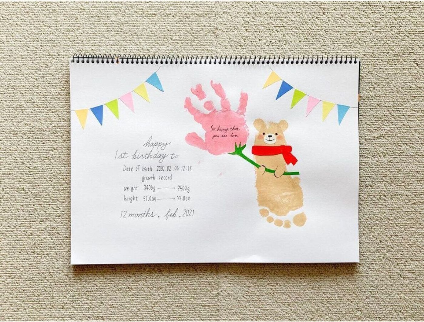 1歳のお誕生日に♡手作りバースデーメッセージカード ポストカード絵葉書メッセージカード Treasure Memories 通販8608430Creema クリーマ