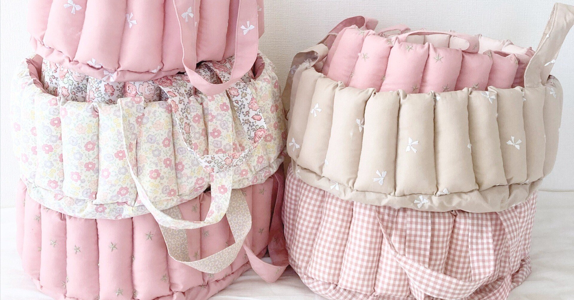 ハンドメイド お人形 クーファン メルちゃん レミン&ソランちゃん