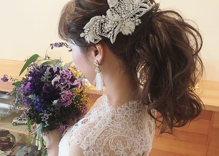 ミディアムヘア花嫁 似合うが見つかる！フォトウェディングの髪型アレンジ特集Otokucon