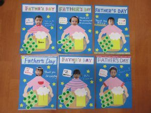 父の日プレゼントを作りました！やんちゃか村キンダースクール