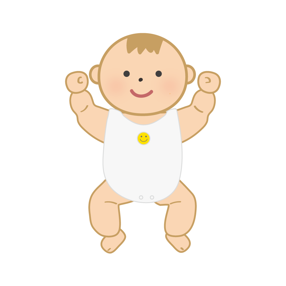 フリーイラストハイハイする赤ちゃんパブリックドメインQ：著作権フリー画像素材集