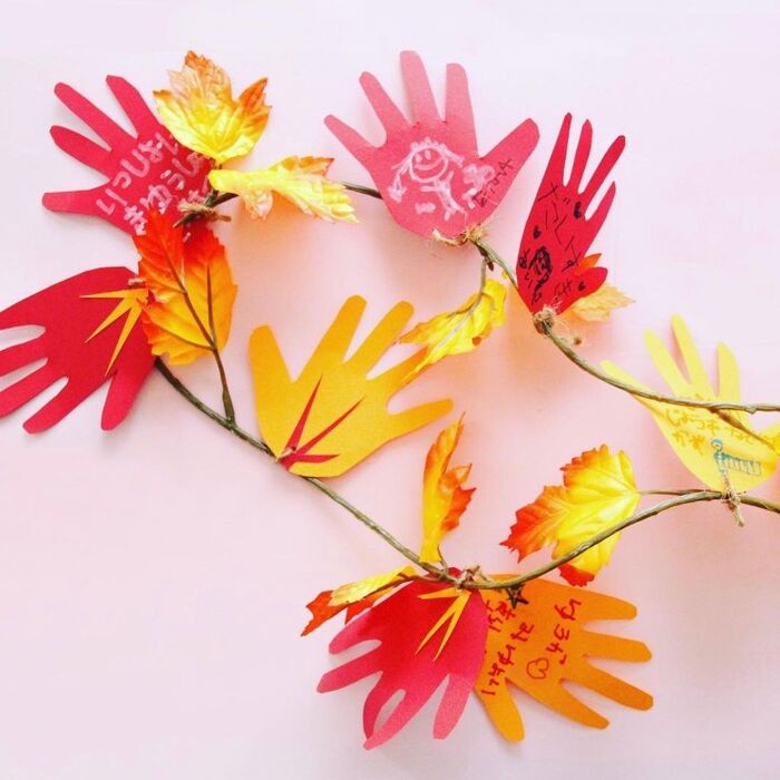 手形アート 花束」の検索結果