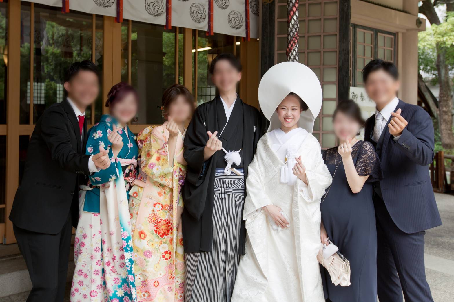 日本らしく厳かな幸せいっぱい神前式のウェディングフォトOurPhoto アワーフォト