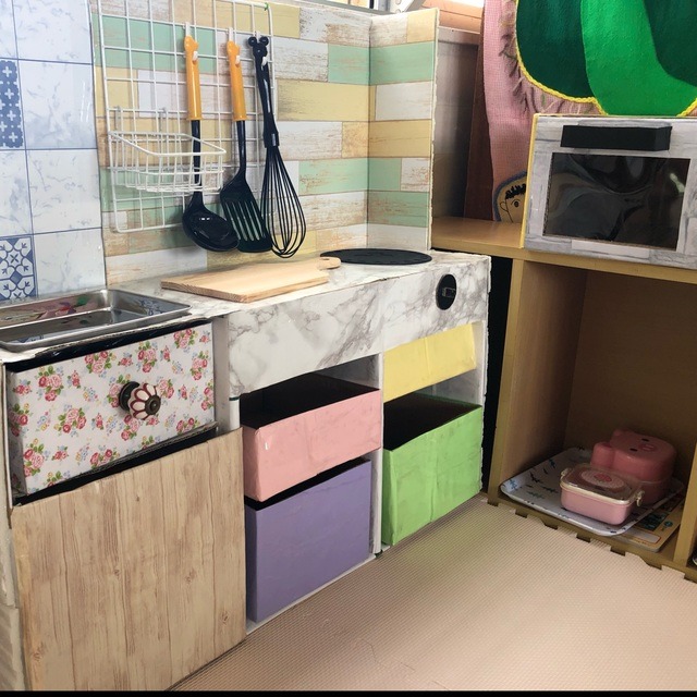DIY ままごとコーナーのインテリア・手作りの実例RoomClip ルームクリップ