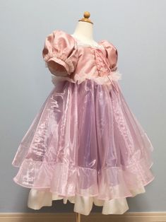 子供服 ラプンツェル風のドレスを作ってみた 無料型紙Size:90〜120 既製品に負けない最高の手作り服