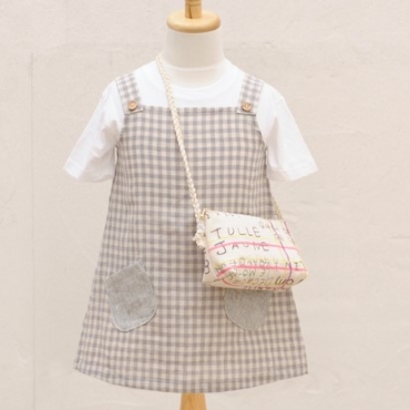 子供服型紙KP-155 ジャンパースカート - 子供服、婦人服の型紙パターン 型紙販売のCandy Floss