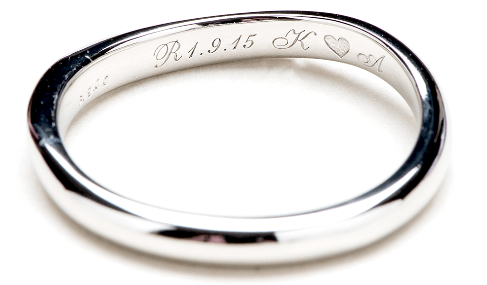 結婚指輪の刻印、何入れる？お客さま事例 100件以上 掲載結婚指輪・婚約指輪の杢目金屋