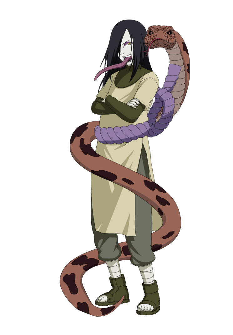 漫画、NARUTOに出てくる大蛇丸の - 画像のマルでかこった部分。なん- Yahoo!知恵袋