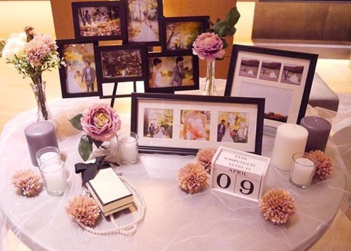 ウェルカムスペース ナチュラルグリーン&ペールグリーン ウェルカムボード&日付カード印刷付きウェルカムボード atelier Moka 通販15426550Creema クリーマ