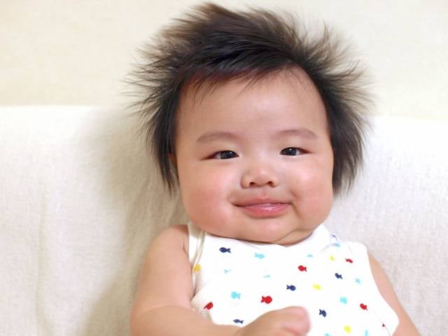 赤ちゃん 男の子 前髪切り方TikTok