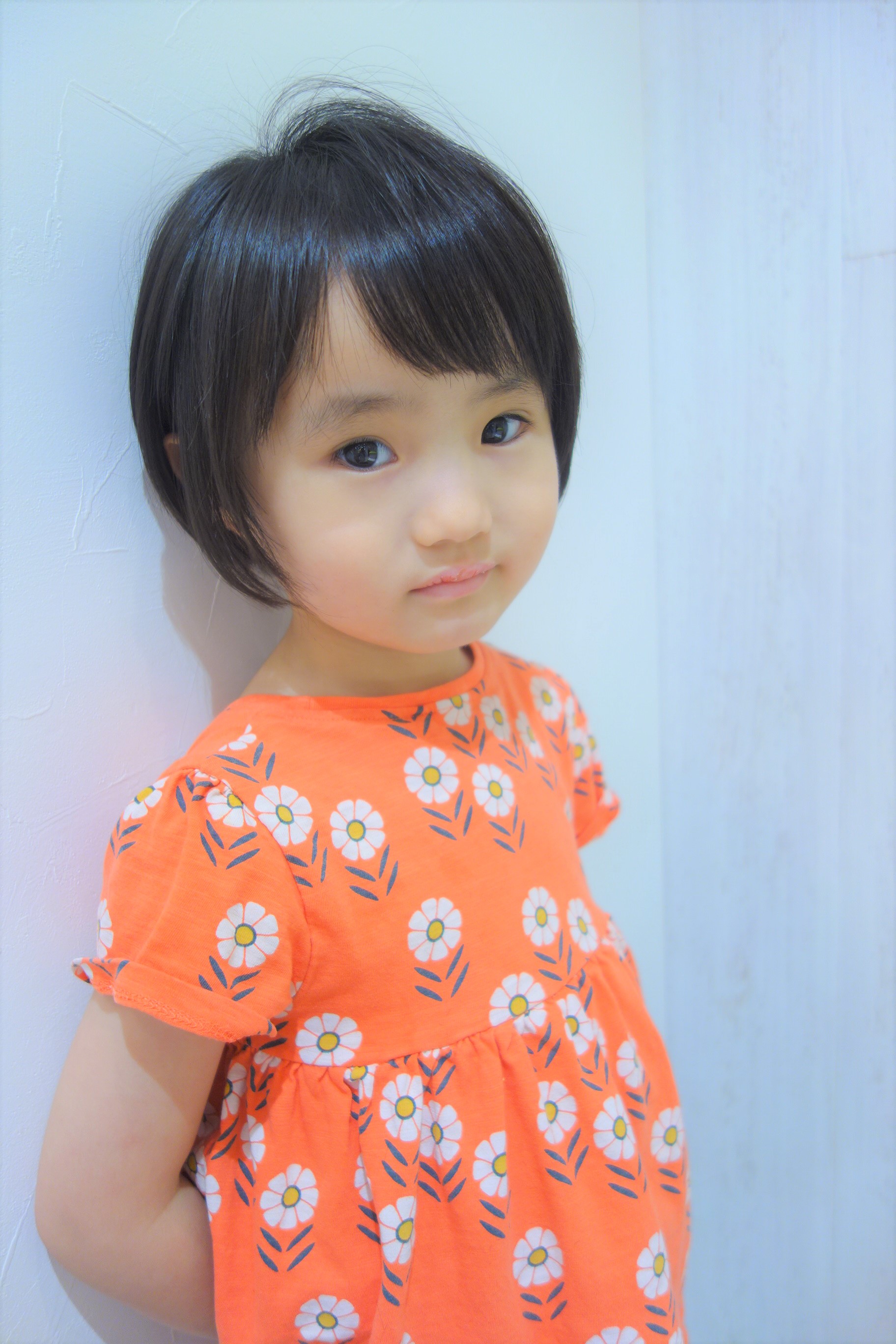 キッズカット 女の子 ショート