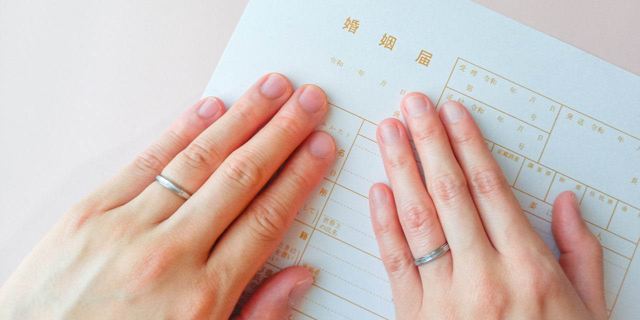 入籍フォト！スタジオAQUA 新宿店前撮り・フォトウェディング