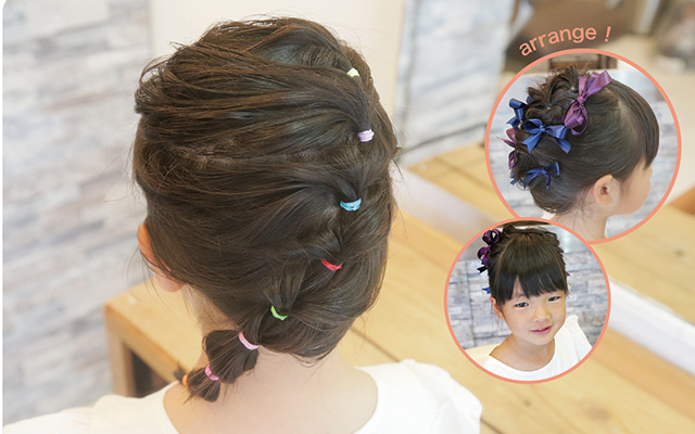 ママも大喜びヘアアレンジ！ゴムだけで作る簡単かわいいハーフアップ