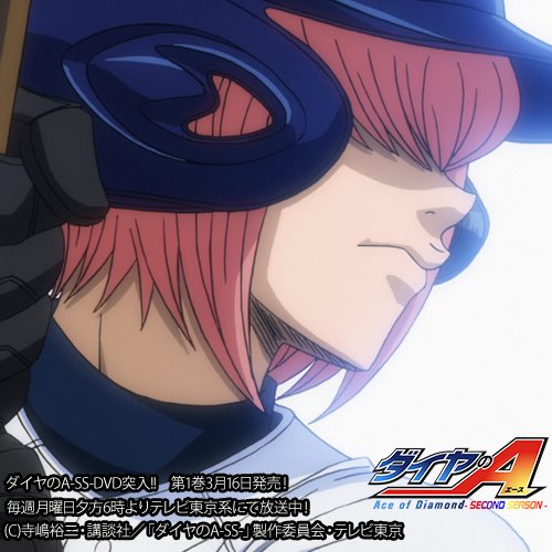 ダイヤのA 小湊亮介 缶バッジ モーリーオンラインスクラッチ 原画 原作 ダイヤのA 小湊