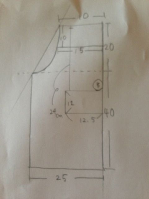 低学年用『ギャザーエプロン』の作り方 型紙なしで簡単 抹茶ママのいちにち