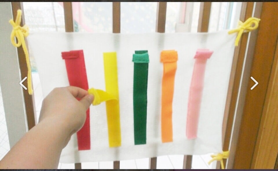 知育玩具 マジックテープ繋ぎ遊び １５本 - 知育玩具 kokorominne byGMOペパボ 国内最大級のハンドメイド・手作り通販サイト