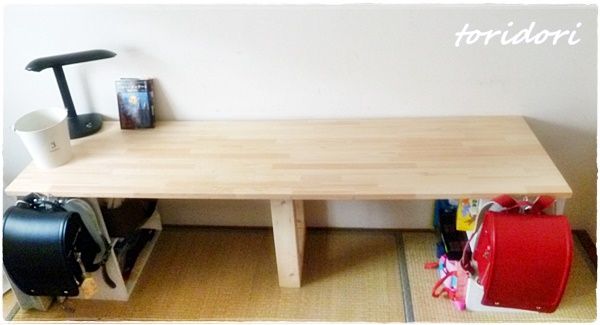 カラーボックスでDIY！机やベンチを作ったり、子ども部屋に活用したり変身術がすごいfolk