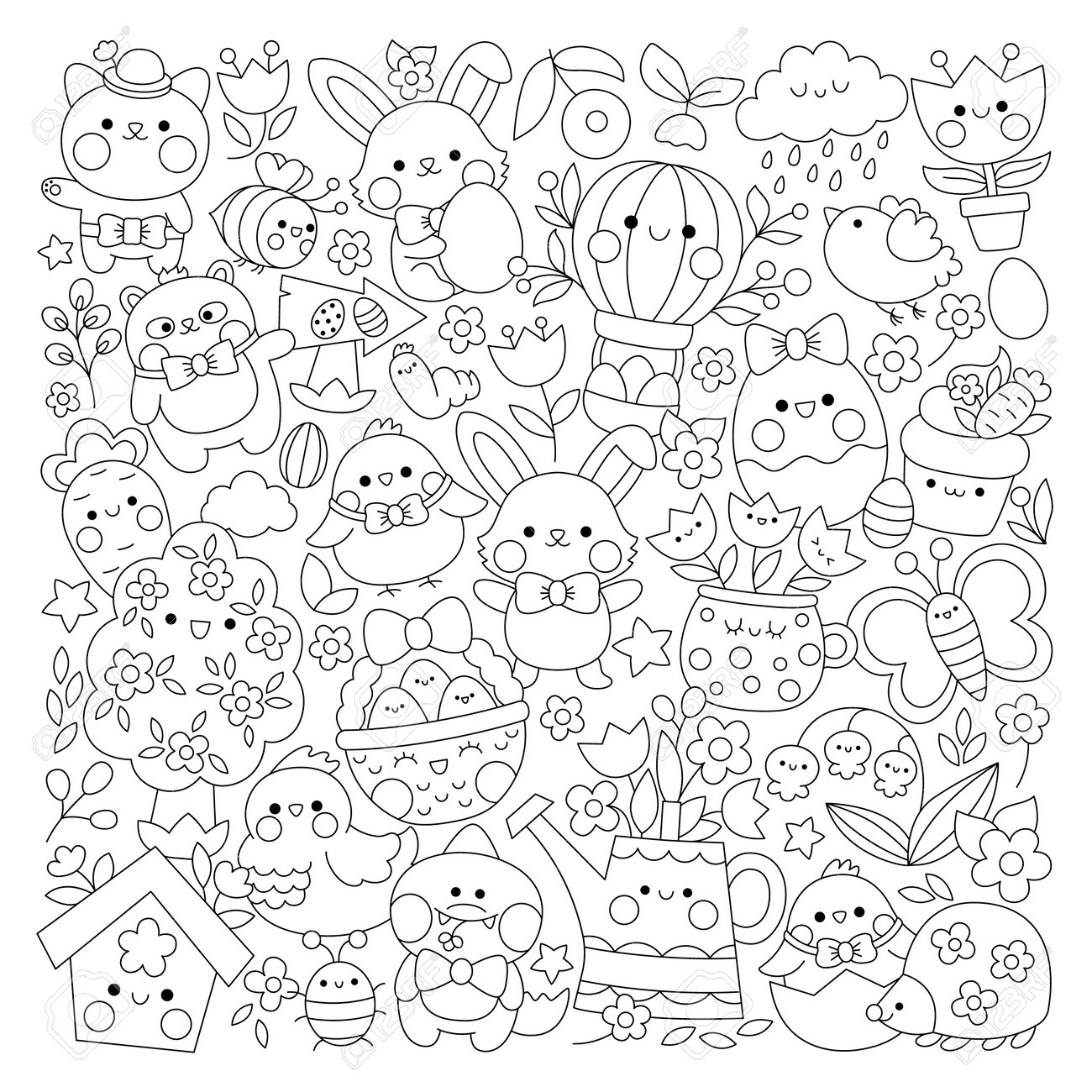 キャラクターの塗り絵がすべて無料！世界を目指すぬりえワールド