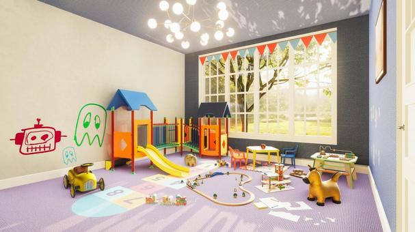 子供部屋のイラスト素材無料素材ならフリービーAC