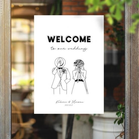 フォトボード フォトプリントウェルカムボード ～WELCOME to our ｗedding～ お名前オーダーA3 A2 印刷 結婚式ゲスト プレゼント ギフト アクリル インスタ 記念 写真 スペース 新郎 新婦 ウエルカム ウェルカム 結婚式 受付 サイン ブライダルWedding reception