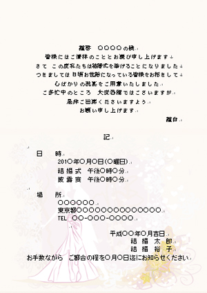 そのまま使える＆アレンジOK 差出人別・招待状の文例集ゼクシィ