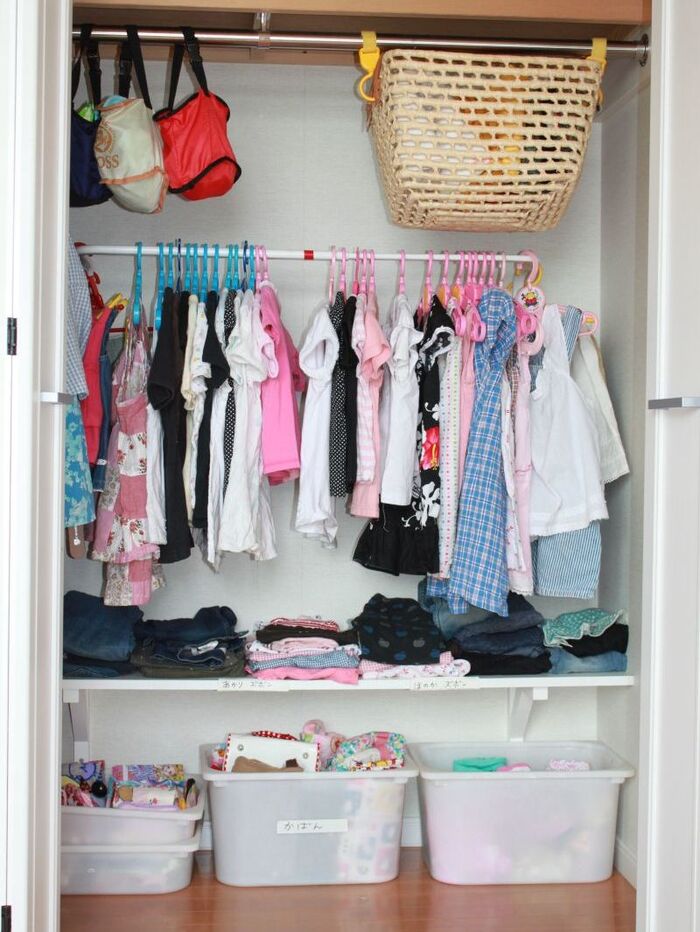 100円ショップのつっぱり棒でクローゼットもスッキリ プロの整理収納アドバイザー直伝『浮かせる収納』東海テレビNEWS