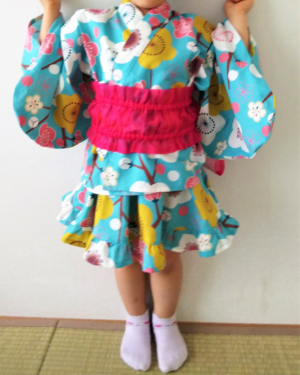 型紙不要！赤ちゃんの着物と袴の作り方・お食い初め、お正月、初節句に