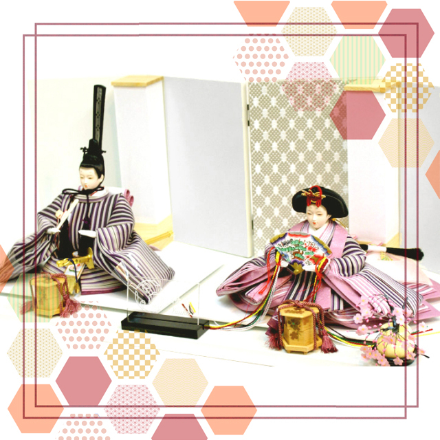 おしゃれ 雛人形小倉草園衣装着 麻衣雛M こぎん刺し– 人形の鯉徳 オンラインショップ