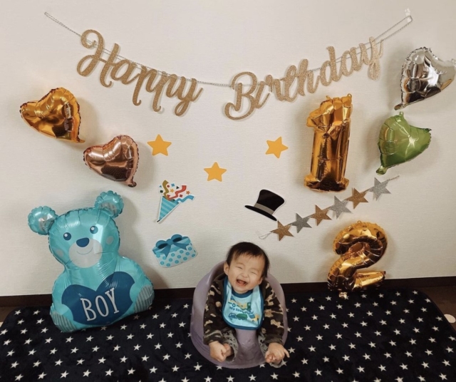 0歳児育児 息子のハーフバースデーに向けて、ベビークラウンを作りました - Tokyo低予算生活