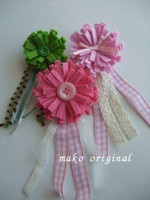 ホワイト＆ネイビー 子供用 コサージュ 卒業式 卒園式 入学 入園 ハンドメイド - メルカリ