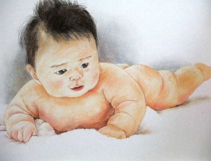 赤ちゃん リアルイラスト無料イラスト・フリー素材なら「イラストAC」