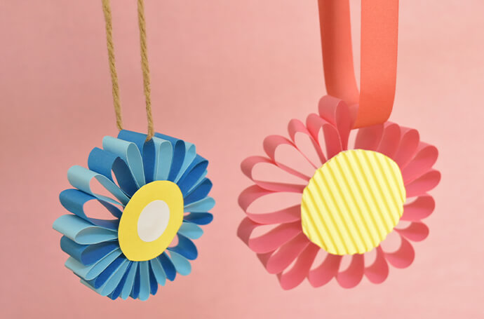 卒園にピッタリ！100均で桜ロゼット