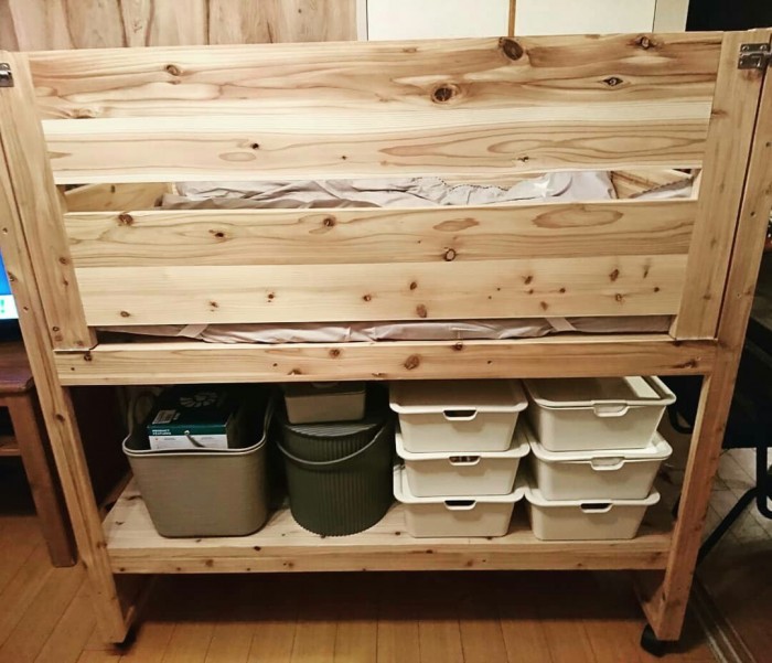 手作りベビーベッド ベビーボックス～ぱぴのはなし～ 兄妹育児 ✿ 思い出記録