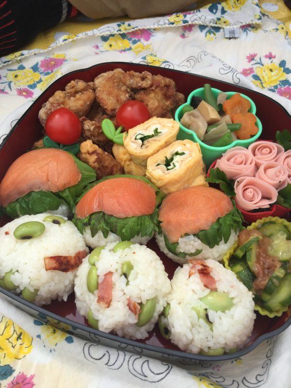 子供と2人でお花見に行きました - のんびり生活備忘録