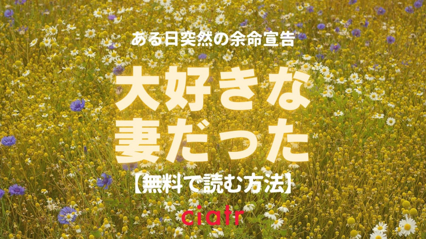 感想 読み切り漫画『大好きな妻だった』 辛いけどとても優しい話 涙腺が緩むいい読み切りだった ネタバレ注意: あにまんch