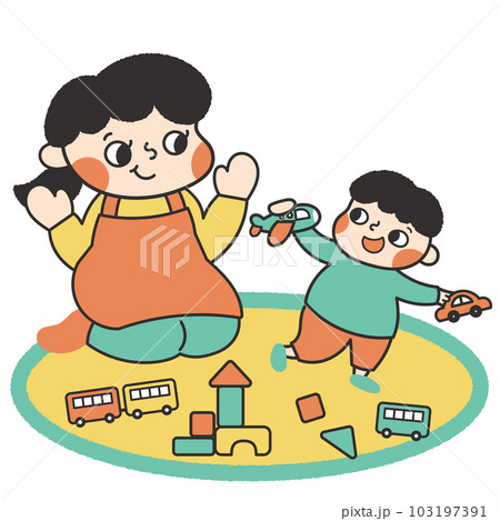 横断歩道を渡る子供たち 見守る緑のおじさん 交通安全 イラスト素材7169061- フォトライブラリ