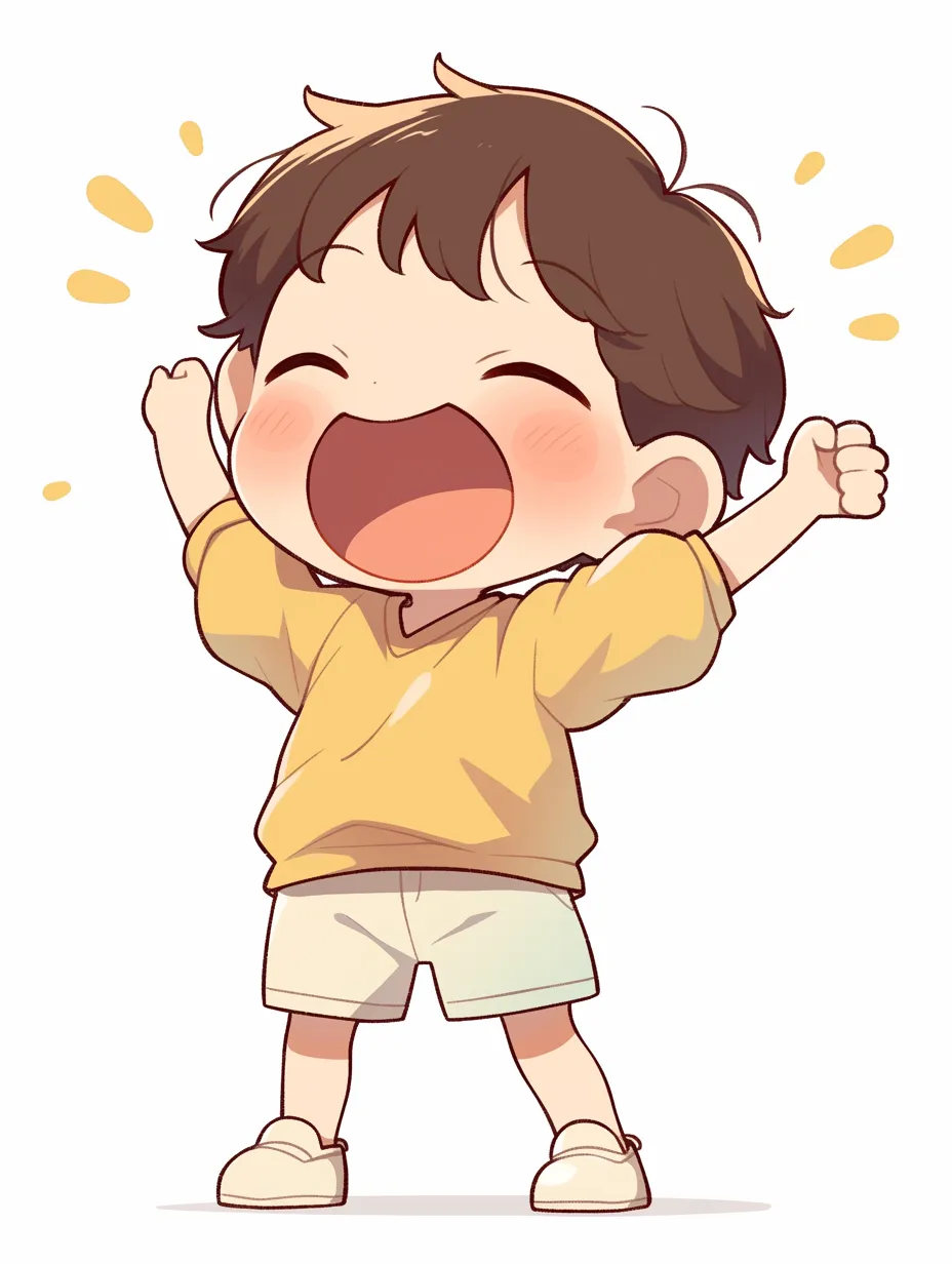 元気な男の子 イラスト素材3095930- フォトライブラリ