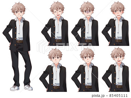 Adopt No.3 私服の男性表情5種！元気系です キャラクター つなぐ