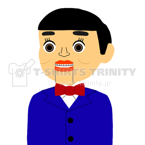 本格的 腹話術人形 品名：三郎 サブロウ ベビーボディ dおさげ 品番