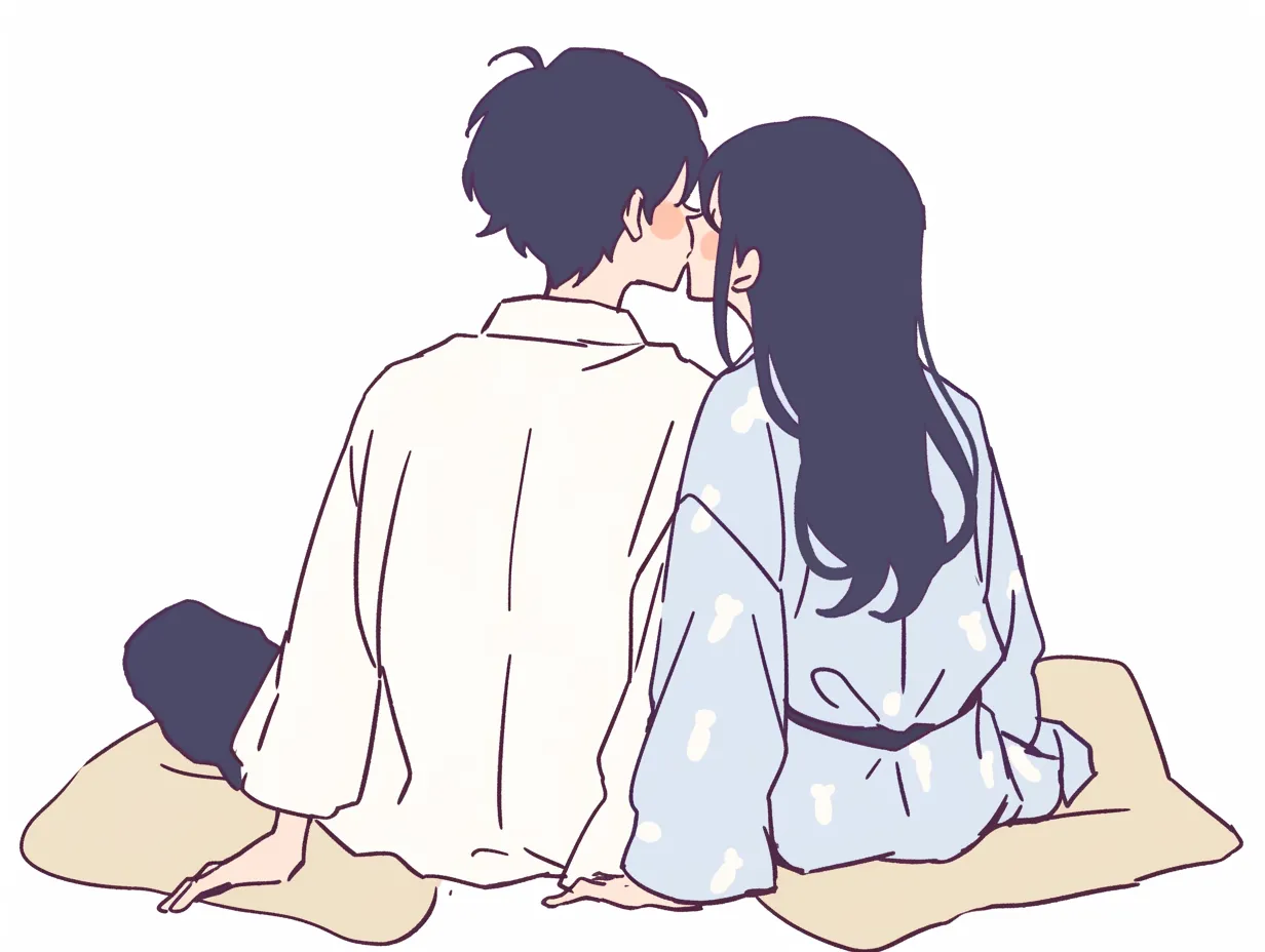 後ろ姿アイコンプレゼント企画元気でラブラブなポーズ！ デニムコーデが激カワ♡ ＼こだわりポイント♡デニムの風合い ♡髪の流れ具合今回はお客様のご協力で 実際のお写真も添えております！ このキャンペーンの為に デート中に後ろ姿のお写真 撮って頂きました