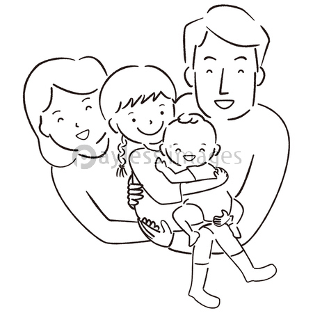 心と手書きのフレーズ家族とベクトルイラスト - 家族のベクターアート素材や画像を多数ご用意 - 家族, 文字, イラストレーション - iStock