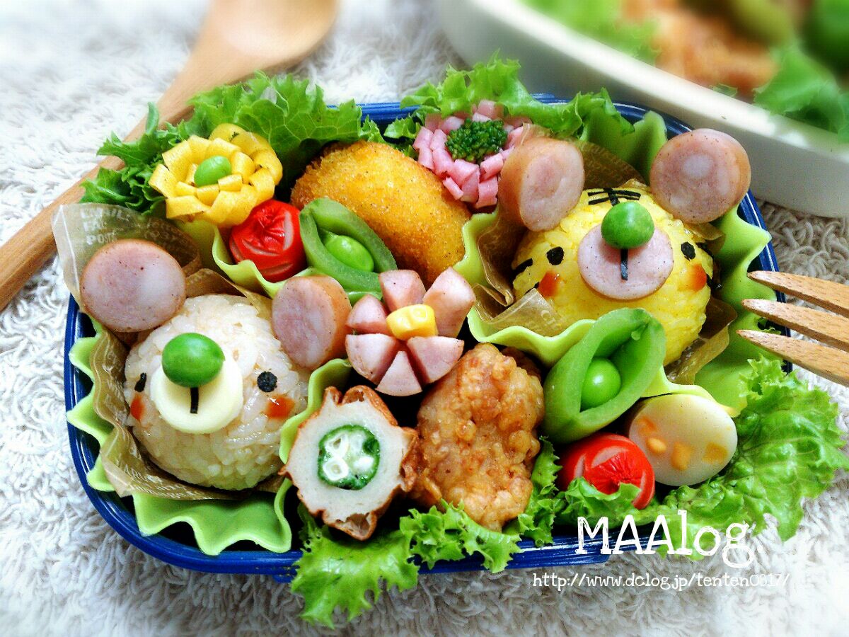 キャラ弁小学１年生☆動物園遠足弁当